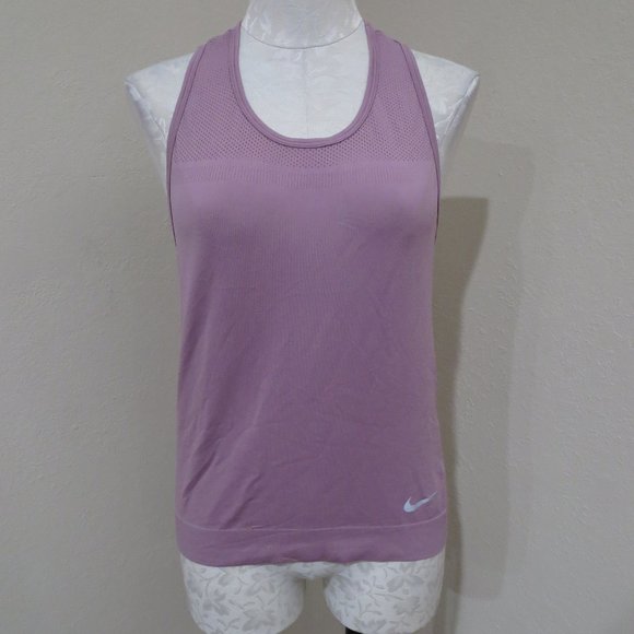 Nike Infinite Tank Top purple mesh racerback - Picture 2 of 7